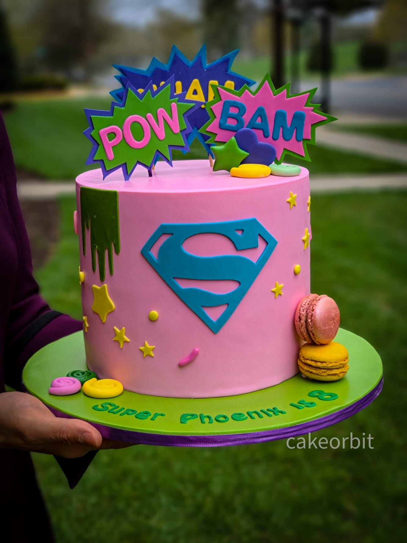 Supergirl! birthday cake -